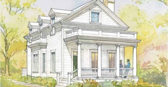 Greek Revival Home Plans Greek Revival House Plan with 1720 Square Feet and 3