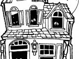 Halloween Haunted House Floor Plans Halloween Haunted House Coloring Page Coloring Pages