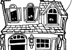 Halloween Haunted House Floor Plans Halloween Haunted House Coloring Page Coloring Pages