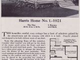 Harris Home Plans Website Plan L 1021 1918 Harris Bros Co Kit Houses Classic