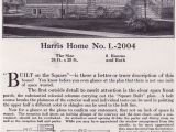 Harris Home Plans Website Plan L 2004 1918 Harris Bros Co Classic American