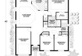 Home Building Plan California Style Home Plan 3 Bedrms 2 Baths 1453 Sq