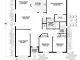 Home Building Plan California Style Home Plan 3 Bedrms 2 Baths 1453 Sq