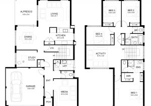 Home Design Plans Online Residential House Floor Plan with Dimensions Home Deco Plans