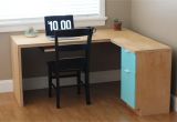 Home Desk Plans L Shape Modern Plywood Desk Do It Yourself Home Projects