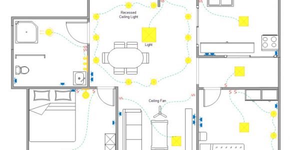 Home Electrical Wiring Plan Home Wiring Plan software Making Wiring Plans Easily