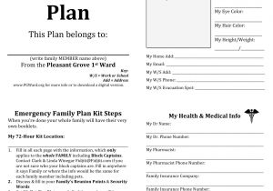 Home Emergency Plan Template Emergency Planning Quotes Quotesgram