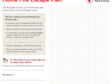 Home Emergency Plan Template Your Home Fire Escape Plan Central south Texas Region