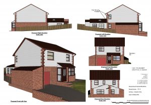 Home Extension Planning Permission Planning Permission Drawingsian Cleasby Drafting Design