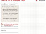 Home Fire Escape Plan Grid Example Fire Escape Plan Home Home Design and Style