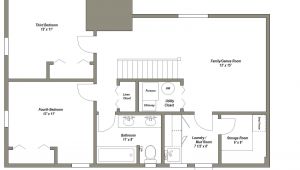 Home Floor Plans with Basements Finished Basement Floor Plans Finished Basement Floor