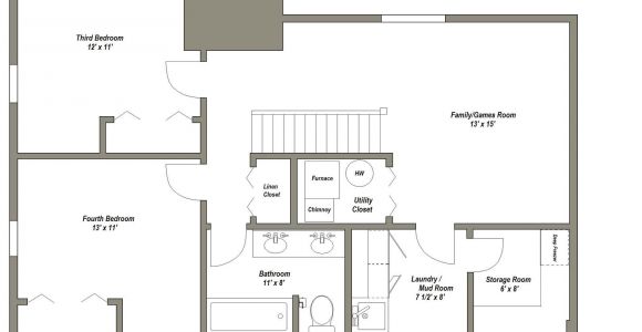 Home Floor Plans with Basements Finished Basement Floor Plans Finished Basement Floor