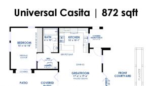 Home Layout Plans Universal Casita House Plan 61custom Contemporary