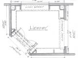 Home Library Floor Plans Custom Built Home Library In Cheery Wood A Case Study