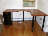 Home Office Desk Plans Free Amazon Com Tms Corner Desk Black Finish Kitchen Dining