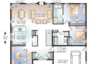 Home Office Floor Plans W3280 V1 Modern Home Design Master Ensuite Open Floor
