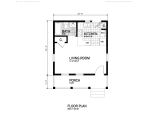 Home Plan00 Square Feet 300 Square Foot Cabin Plans