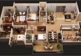 Home Plans 4 Bedroom 4 Bedroom Apartment House Plans