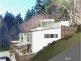 Home Plans Built Into Hillside Mcm Design Contemporary House 5 Exterior Views