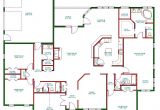 Home Plans Single Story Traditional Ranch House Plan Single Level One Story Ranch