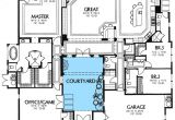 Home Plans with Courtyards Rear Courtyard House Plans Plan W16359md Mediterranean