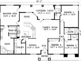 Home Plans without Garage Adobe southwestern Style House Plan 4 Beds 3 00 Baths