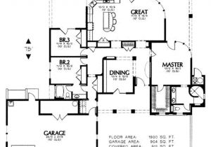 House Plans 1700 to 1900 Square Feet Adobe southwestern Style House Plan 3 Beds 2 Baths