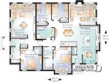 House Plans for Multigenerational Families Multi Family Plan W3043 Detail From Drummondhouseplans Com