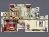 House Plans for Three Bedroom Homes 3 Bedroom Apartment House Plans