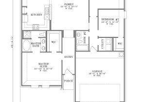 House Plans with 3 Bedrooms 2 Baths 3 Bedroom 2 Bath Floor Plans Marceladick Com
