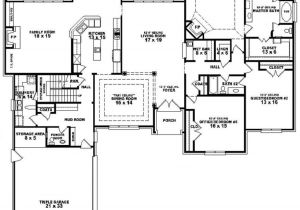 House Plans with 3 Bedrooms 2 Baths 4 Bedroom 3 Bathroom House Plans 2017 House Plans and