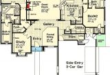 House Plans with 3 Car Garage and Bonus Room 3 Bed French Country House Plan with 3 Car Garage and