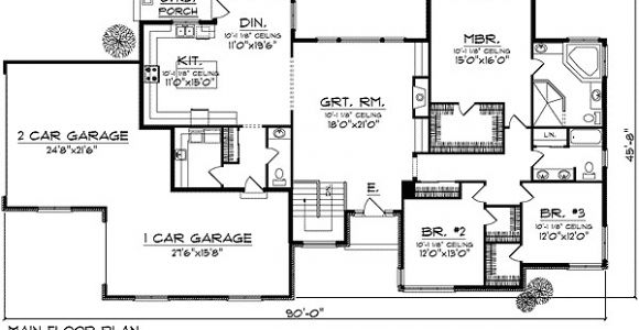 House Plans with Large Great Rooms Exceptional Large Ranch Home Plans 6 Ranch House Plans