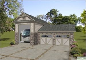 House Plans with Motorhome Garage Rv Garage 3070 the House Designers