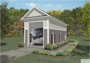 House Plans with Motorhome Garage Rv Garage One 1683 the House Designers