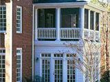 House Plans with Screened Porches and Sunrooms Porch Upper Screened In Lower Sunroom Decks Patios