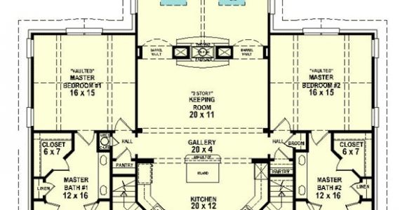 House Plans with Two Master Suites On Main Floor Dual Master Suites 58566sv 1st Floor Master Suite Cad