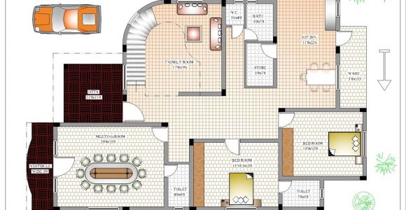 Indian Home Designs and Plans Luxury Indian Home Design with House Plan 4200 Sq Ft