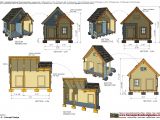 Insulated Dog House Building Plans Home Garden Plans Dh300 Insulated Dog House Plans