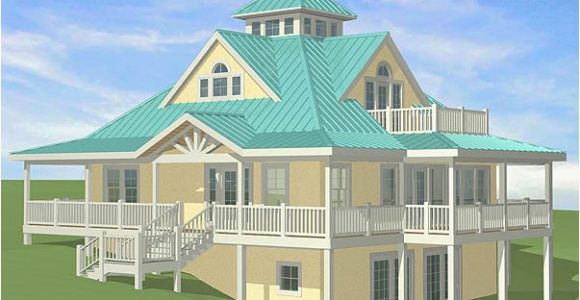 Island Basement House Plans southern Cottages House Plans Sloping Sites