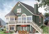 Lake House Plans for Sloping Lots Lake House Plans Cottage House Plans