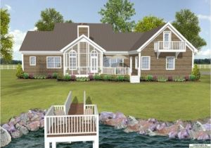 Lake View Home Plans Lake House Plans with Rear View Lake House Plans with Rear