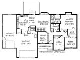 Large Ranch Style Home Plans Cape Cod House Ranch Style House Floor Plans with Basement