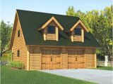 Log Home Garage Apartment Plan Garage Plan Mywoodhome Com