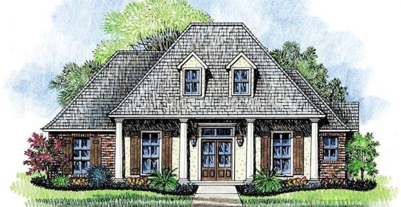 Louisiana Home Plans Four Pillar Front Porch 14167kb 1st Floor Master Suite