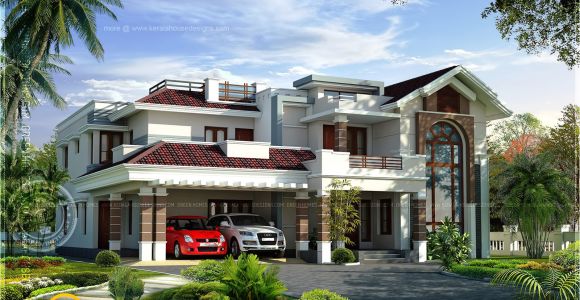 Luxary House Plans 400 Square Yards Luxury Villa Design Kerala Home Design