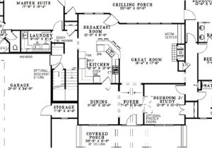 Luxury One Story House Plans with Bonus Room 5 Bedroom House Plans with Bonus Room