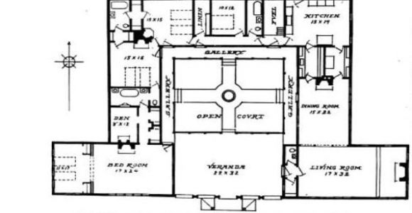 Mexican Style Homes Plans Hacienda Style House Plans with Courtyard Mexican Hacienda