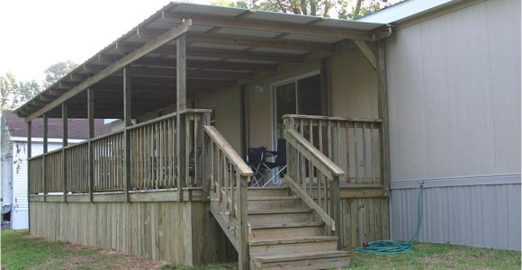 Mobile Home Deck Plans Decks and Porches the Mobile Home Woman