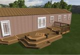 Mobile Home Deck Plans Nice Mobile Home Deck Design Plan Showing Taupe Rooftop